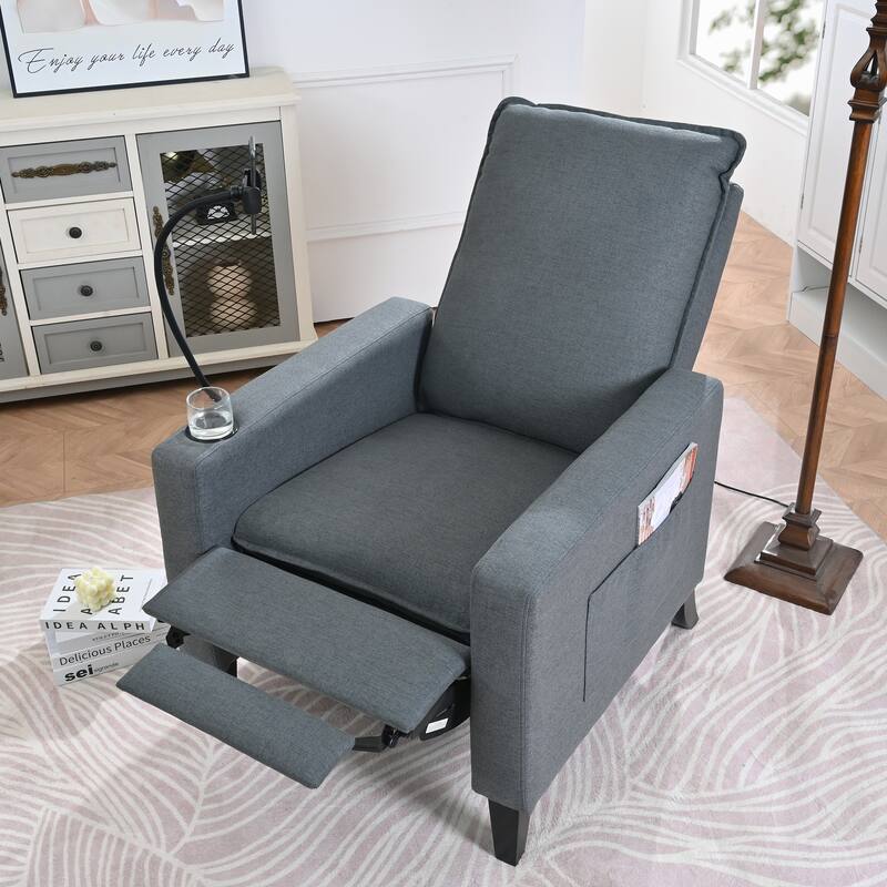 Recliner Chair with Cup & Phone Holder