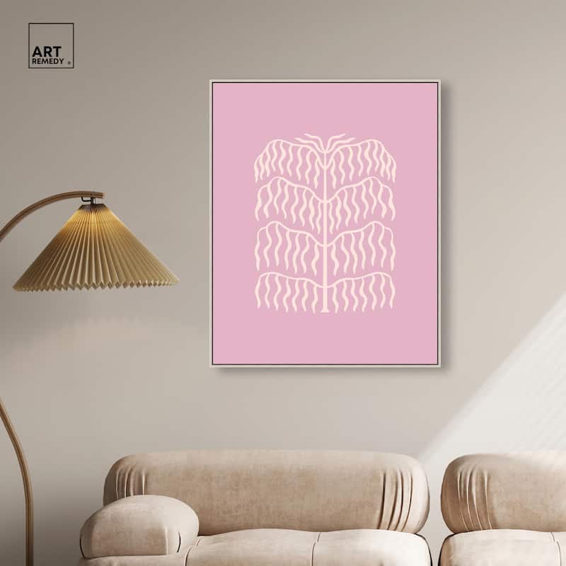 Lavender Mauve Canvas by Art Remedy