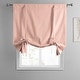 preview thumbnail 76 of 91, Exclusive Fabrics Solid Cotton Tie-Up Window Shade (1 Panel)