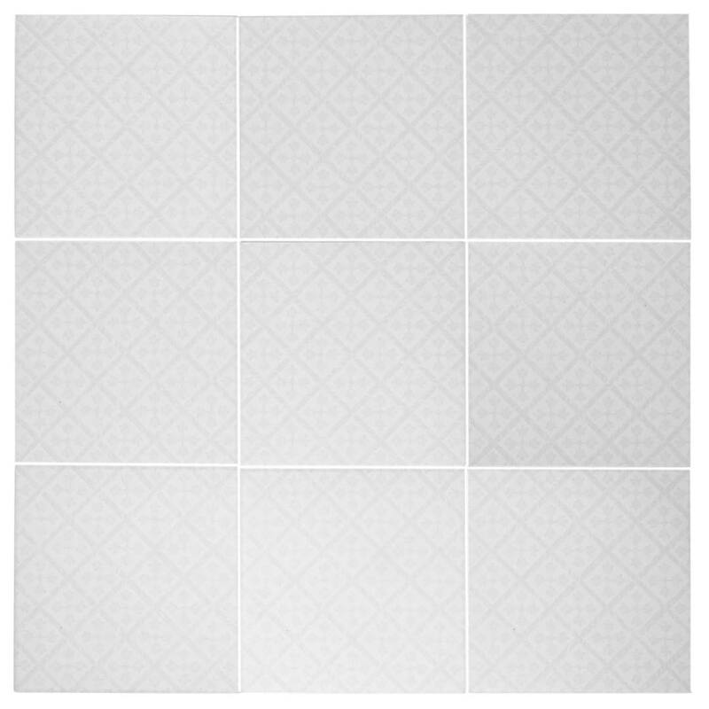 The Tile Life Etiquette 8x8 Porcelain Floor & Wall Tile