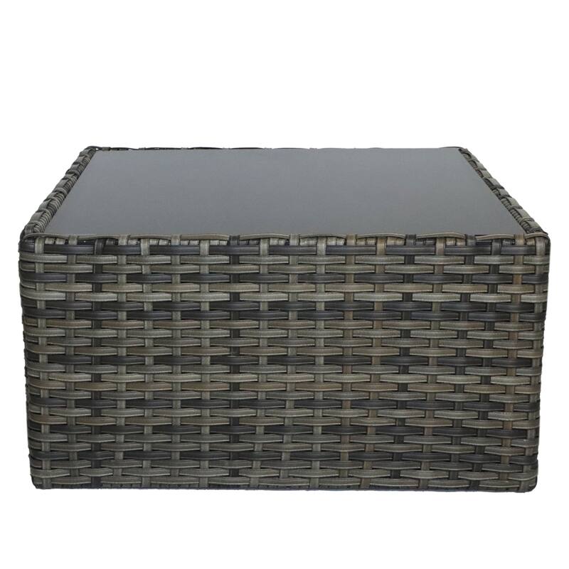 7 Pieces Outdoor Patio Sectional Sofa Couch