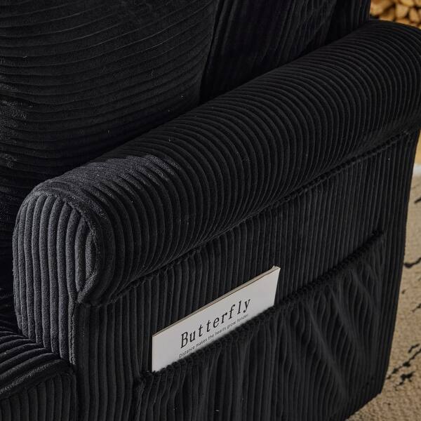 Corduroy Living Room Swivel Accent Chair