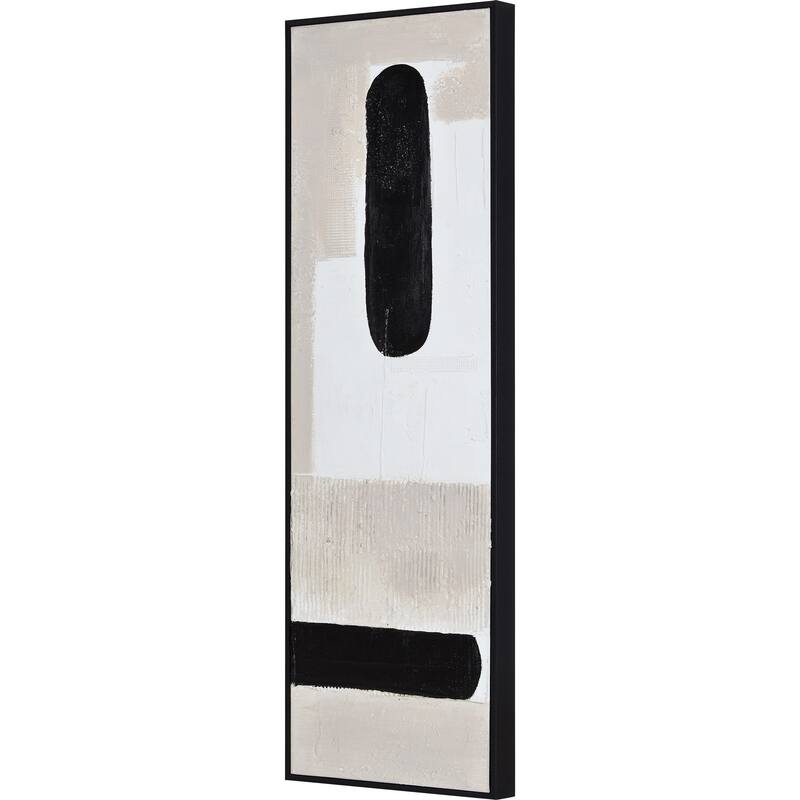 Renwil Dragoni 15" Wide Canvas Art, Black