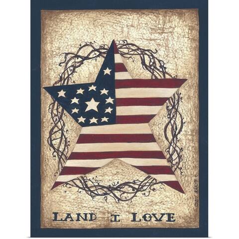 "Land I Love" Poster Print - Multi