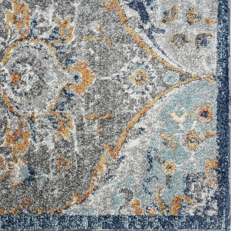 Luxe Weavers Floral Oriental Area Rug, Stain-Resistant Carpet