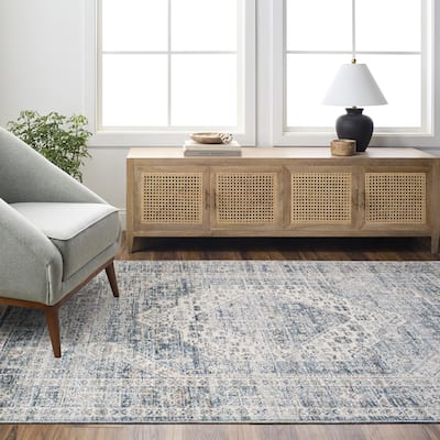 Cutler Traditional Medallion Area Rug
