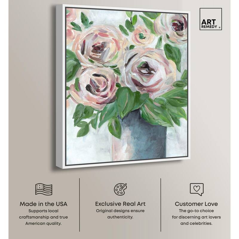 Flowers from my Garden Canvas by Art Remedy
