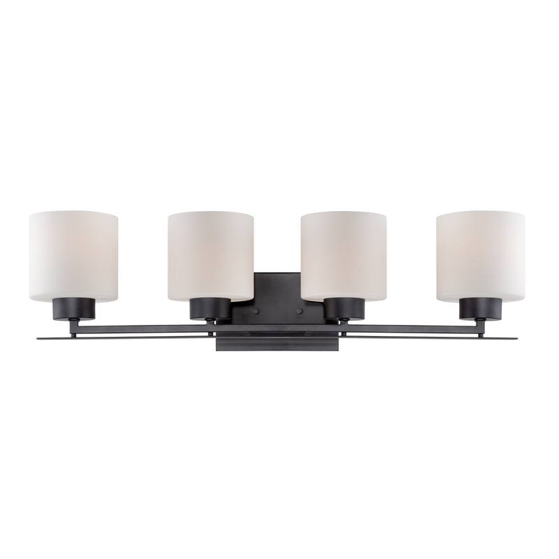 Nuvo Parallel 4-light Vanity - Aged Bronze