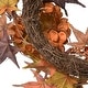 preview thumbnail 4 of 2, National Tree Company Artificial Autumn Wreath with Hydrangeas, Maple Leaves, Pinecones, Berry Clusters, 24 inches - 24 in