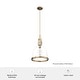 preview thumbnail 5 of 6, Hunter 13" Van Nuys 1 Light Pendant - Kitchen Island, Dining Room - Industrial, Modern, Transitional