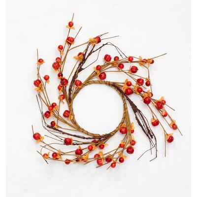 3.5" Bittersweet Putka Pod Candle Ring - 4"