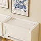 preview thumbnail 9 of 9, Toy Storage Organizer with 2 Movable Drawers, Multi-Functional 7 Shelf Kids Bookcase with 2 Hooks, Children Book Shelf