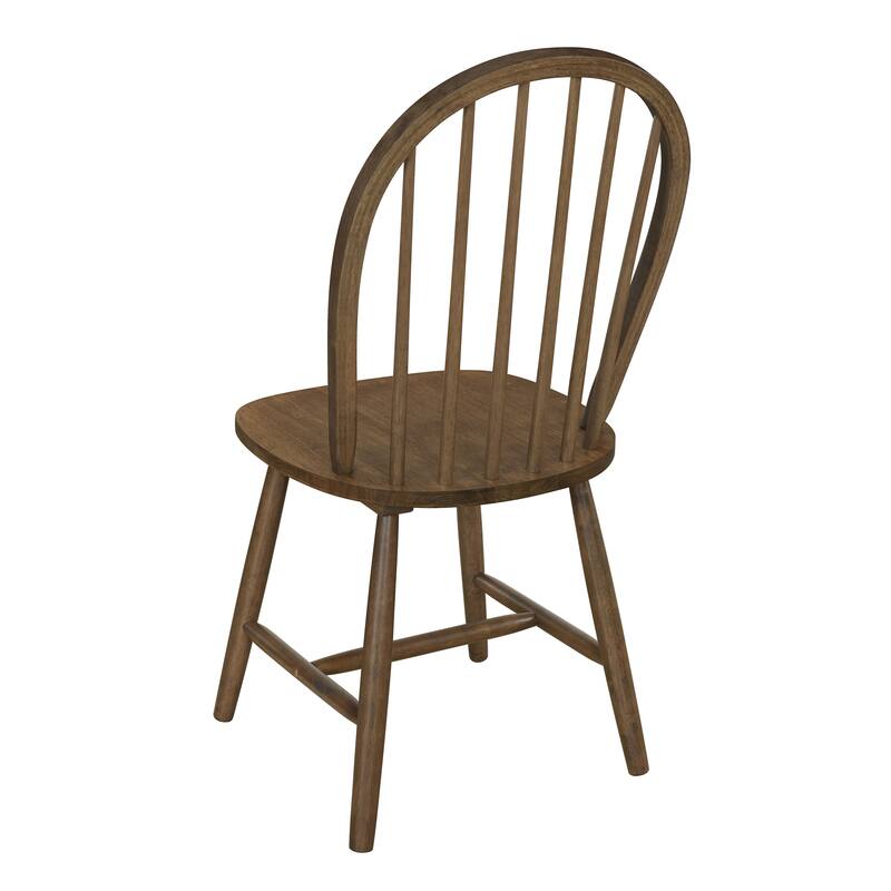 Declan Farmhouse High Back Spindle Dining Chairs (Set of 2) by Christopher Knight Home - 36"H