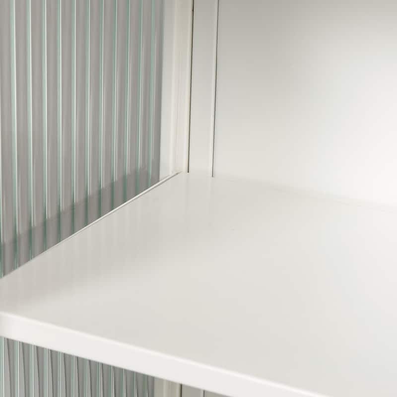 Universal triple glass door modern wall cabinet for living room bathroom