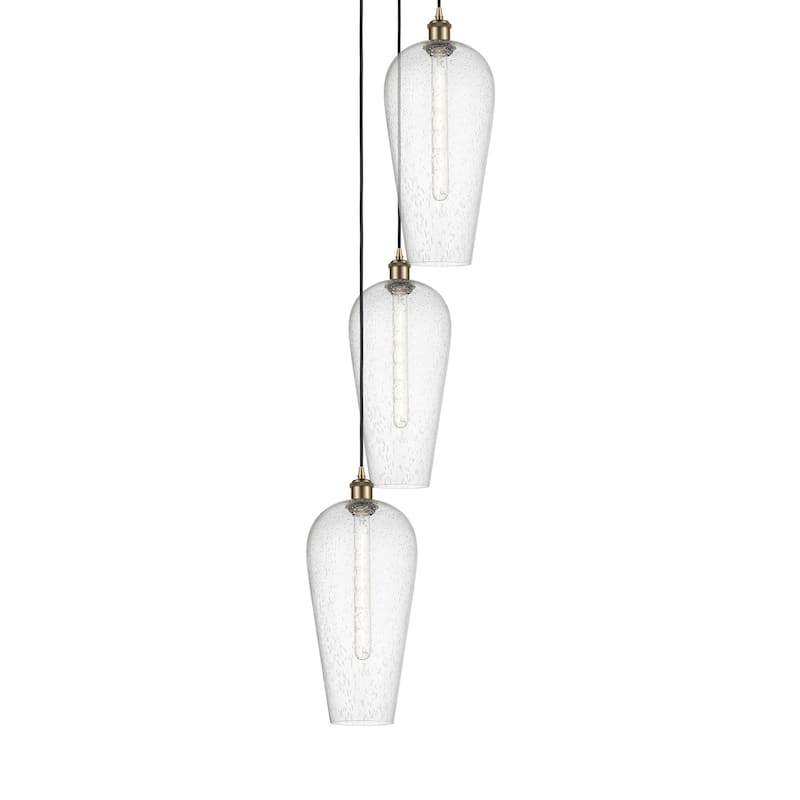 Innovations Lighting 113B-3P-58-15 Chelsea Pendant Chelsea 3 Light 15" - Antique Copper / Seedy