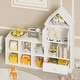 preview thumbnail 9 of 16, MVersatile Kids Bookshelf House Shape Toy Organizer for Bedroom Playroom