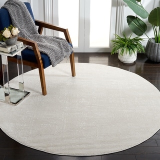 SAFAVIEH Whisper Ardiana Contemporary Stripe Fringe Rug