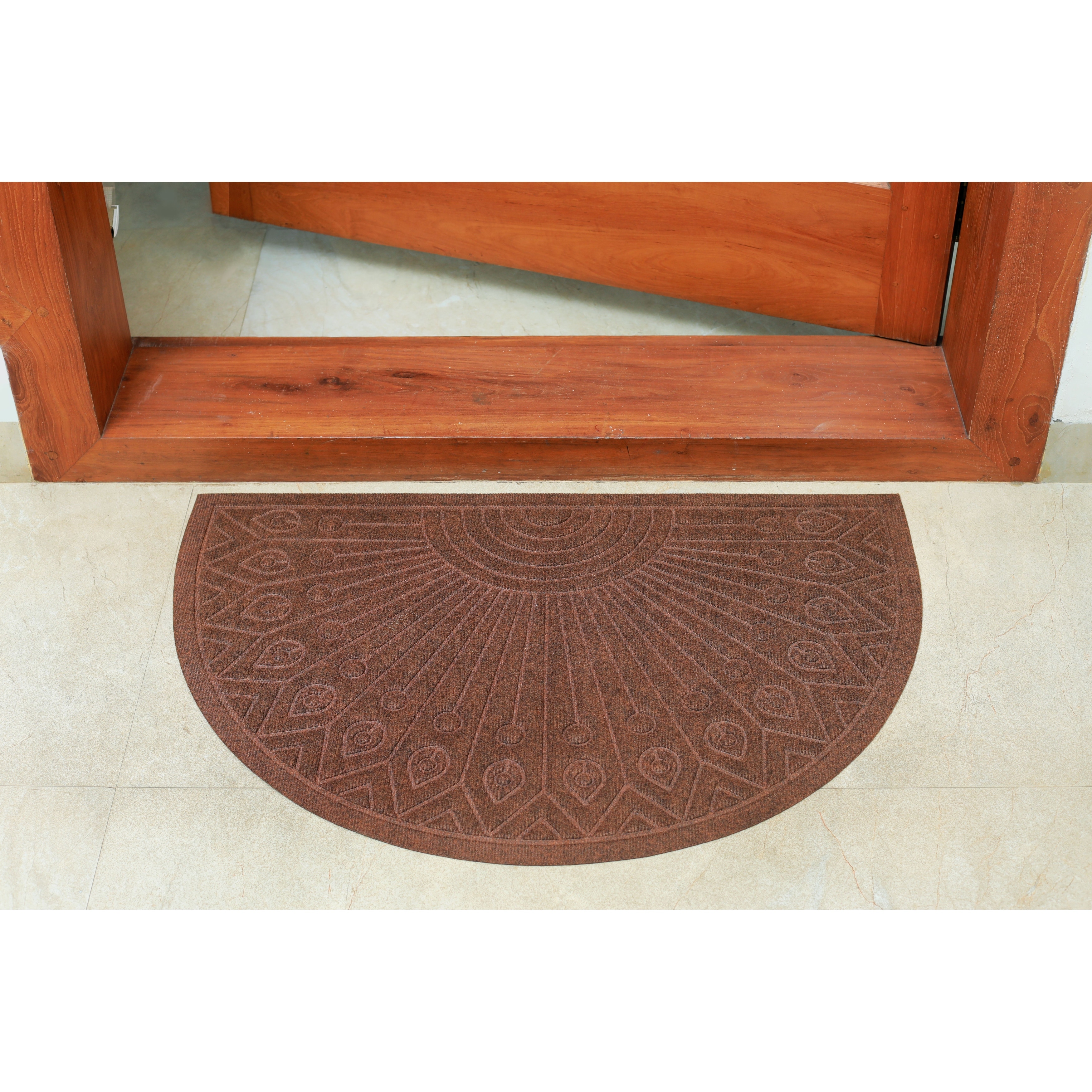 Outdoor Polypropylene Half Circle Door Mat