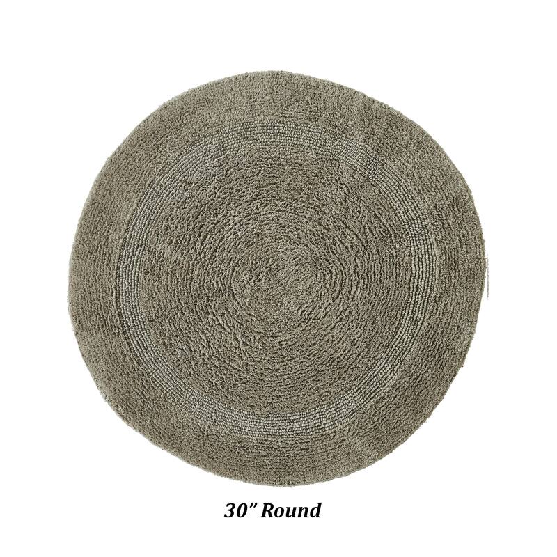Better Trends Bath Rugs 100% Cotton Reversible Highly Water Absorbent Bathroom Rug for Shower, Sink, Bath Mats - Lux Collection