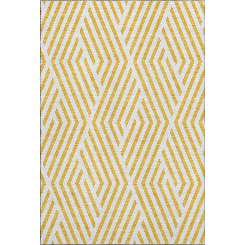 Premium Washable Super Soft Contemporary Geo Mayfield Rug
