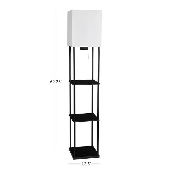 Harrison shelved floor lamp outlet