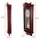 preview thumbnail 4 of 3, Bedford Clock Collection Decorative Wall Clock with Pendulum in Cherry