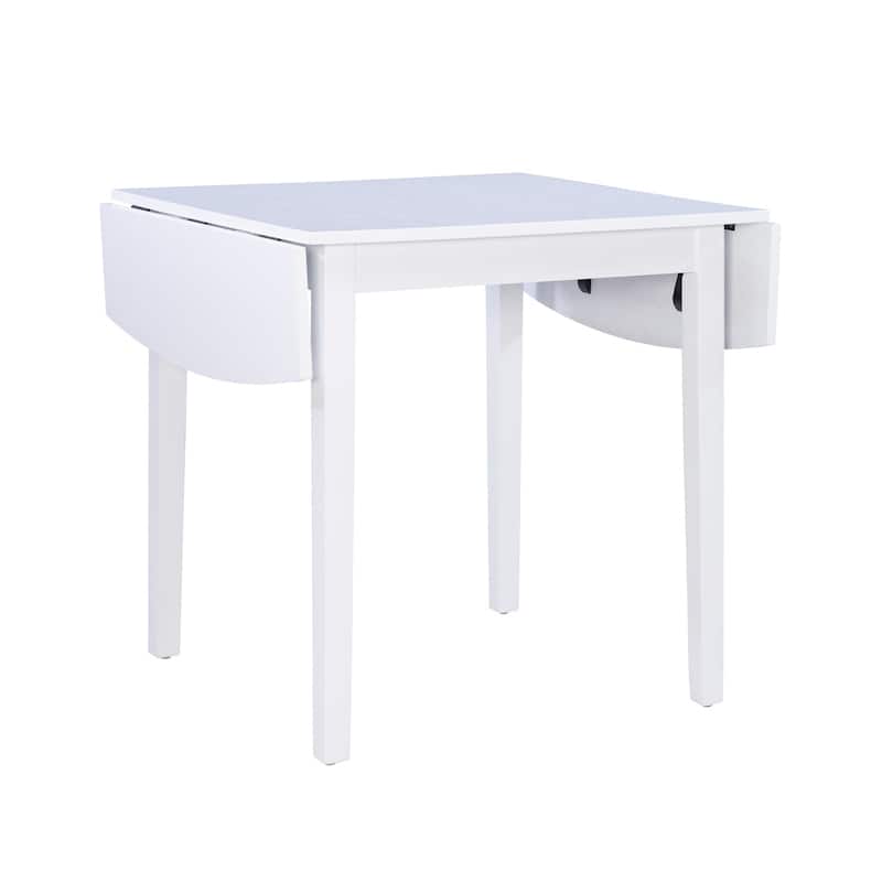 Piedmonth Solid Wood Square Drop Leaf Dining Table