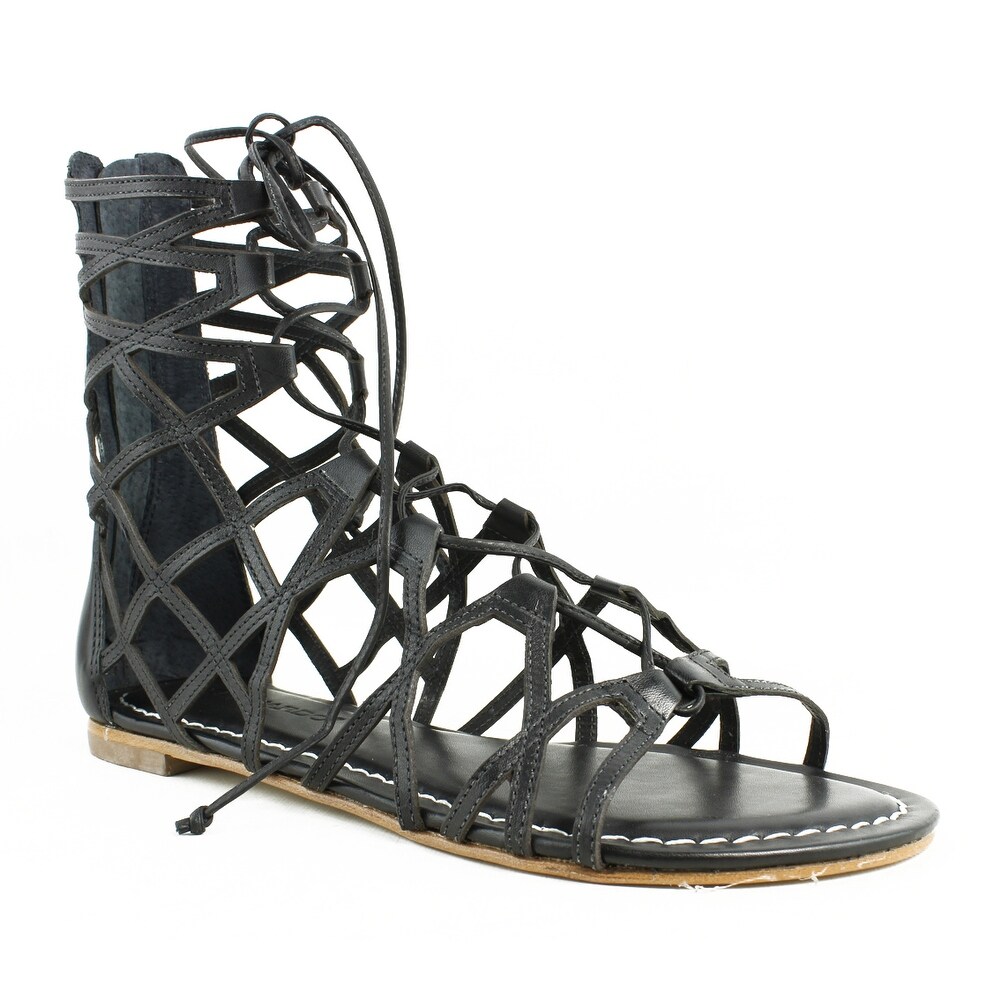 womens black gladiator sandals