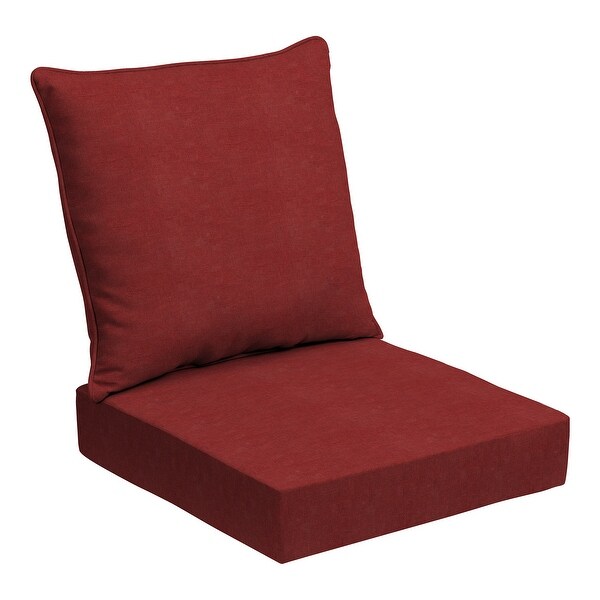 Outdoor seat hotsell cushions red