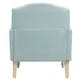 preview thumbnail 16 of 24, 29 Inch Seat Wide Accent Chair - Retro Wooden Legs & Nailhead Trim Holds 300lbs