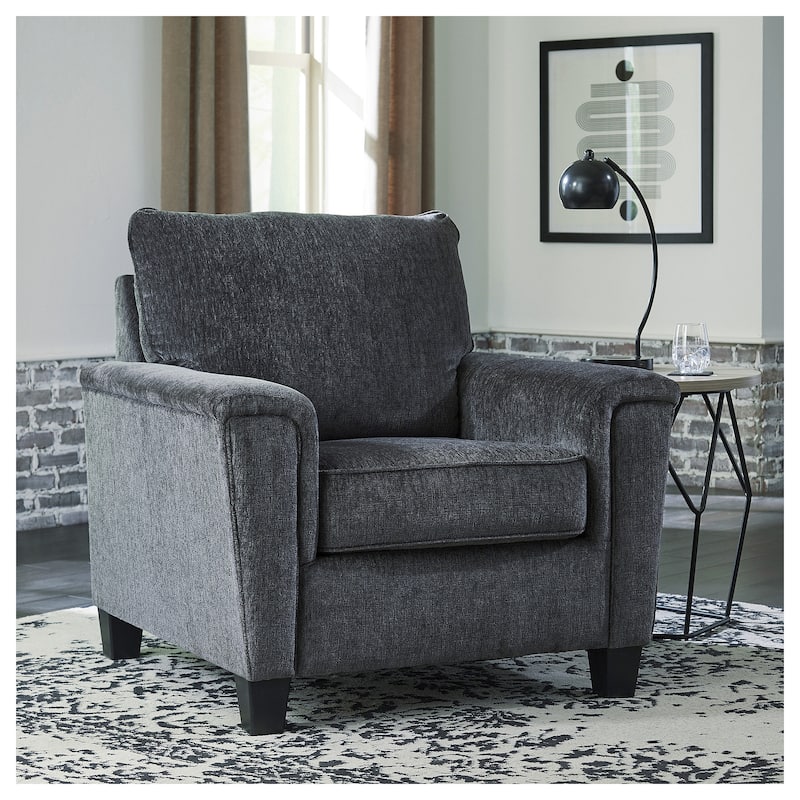 Signature Design by Ashley Abinger Chair - 41" W x 38" D x 39" H - Smoke