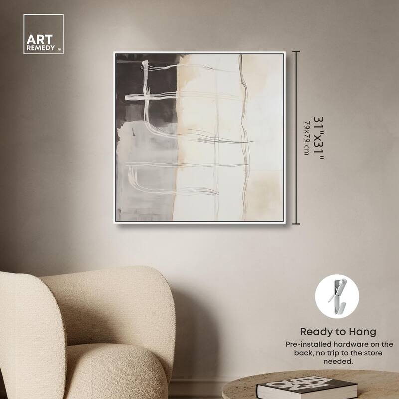 Gestural Glyphs I Canvas by Art Remedy
