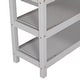 preview thumbnail 24 of 46, Twin Size Loft Bed with Storage Shelves and Under-bed Desk, White