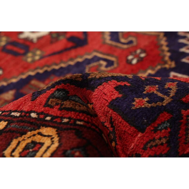 ECARPETGALLERY Hand-knotted Anadol Red Wool Rug - 4'1 x 7'1