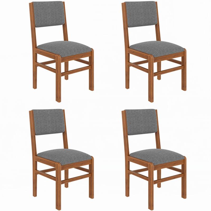 Dining Chairs Set of 4, Fabric Upholstered Kitchen Side Chairs