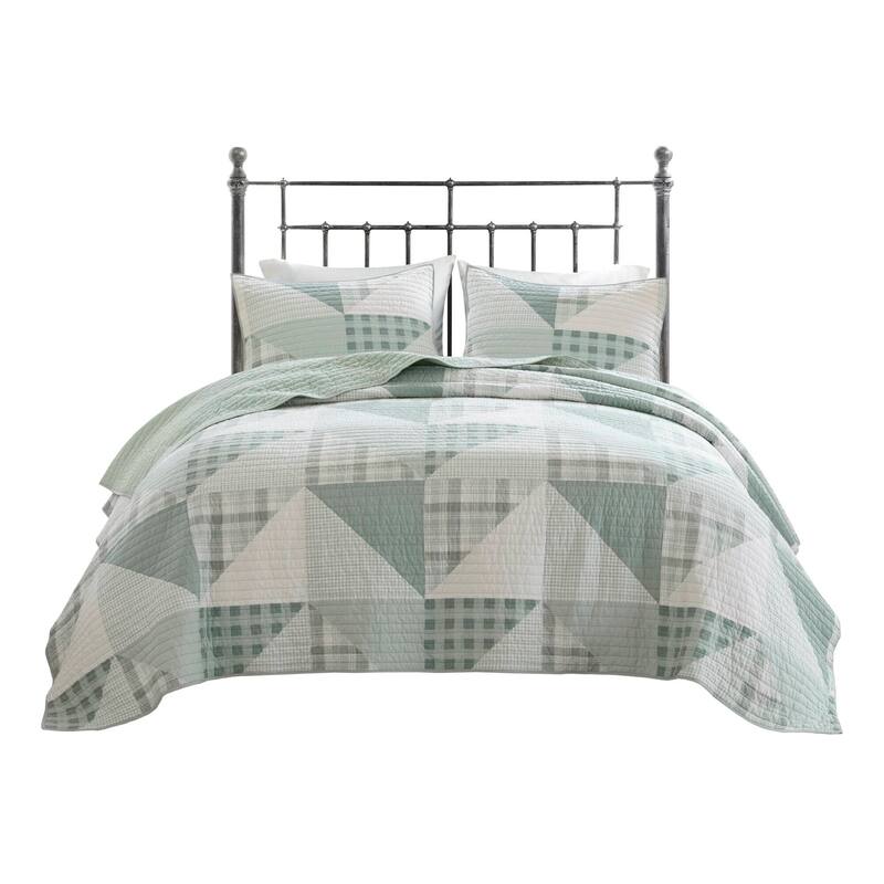 Woolrich Olsen 3 Piece Oversized Cotton Quilt Set