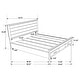 preview thumbnail 9 of 8, Woodmont Farmhouse Storage Bed Rustic Golden Brown