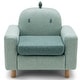 preview thumbnail 13 of 26, Gymax Kids Dinosaur/Panda/Chick Sofa Wooden Armrest Chair Couch w/ Green - dinosaur