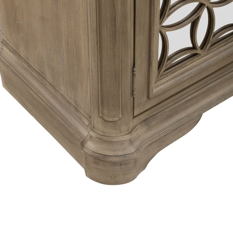 Magnolia Manor Mirrored Entertainment TV Stand - 2 Finishes