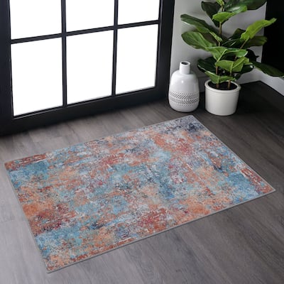 2x3 Area Rugs for Bedroom,Shaggy Soft Area Rug,Non-Slip Indoor Floor Carpet for Living Room,Kids Baby Boys Teen - 3'6"