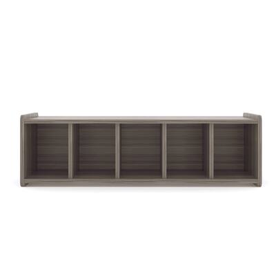 Tot Mate TM2185A.S2222 Maple Laminate Book Bench Cubbie - 46" x 20" x 14"
