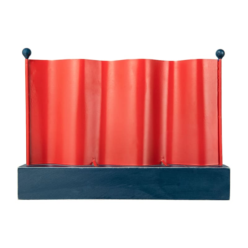 Glitzhome Patriotic Americana Flag USA Table Decor