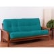 preview thumbnail 55 of 66, 10" Thick Futon Mattress Aqua Blue - Queen