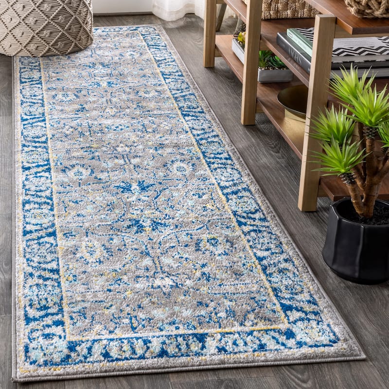 JONATHAN Y Traditional Persian Boho Floral Area Rug