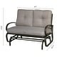 preview thumbnail 2 of 17, Kozyard Cozy Two Rocking Love Seats Glider Swing Bench/Rocker