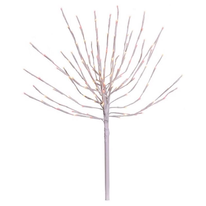 Celebrations LED Red/White Light Burst 32 in. Pathway Decor - Red