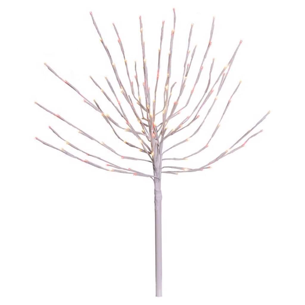 Celebrations LED Red/White Light Burst 32 in. Pathway Decor - Red