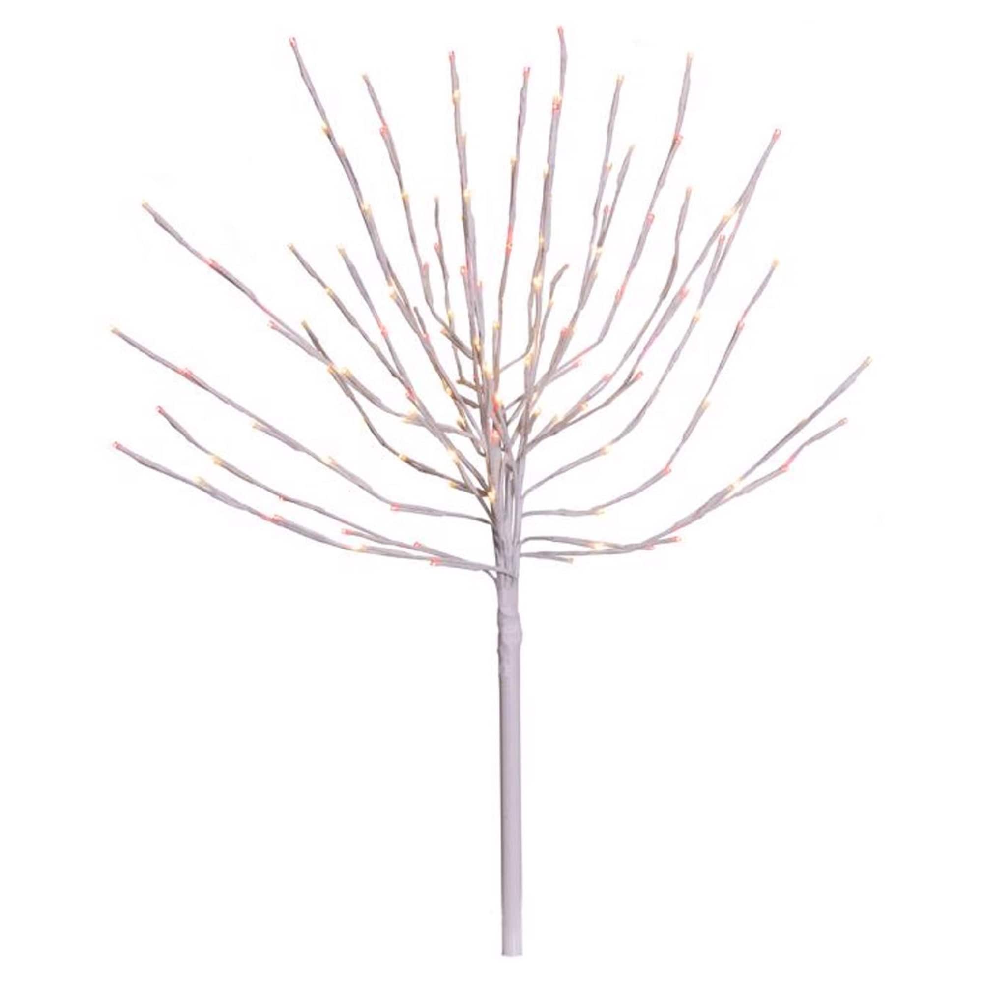 Celebrations LED Red/White Light Burst 32 in. Pathway Decor - Red