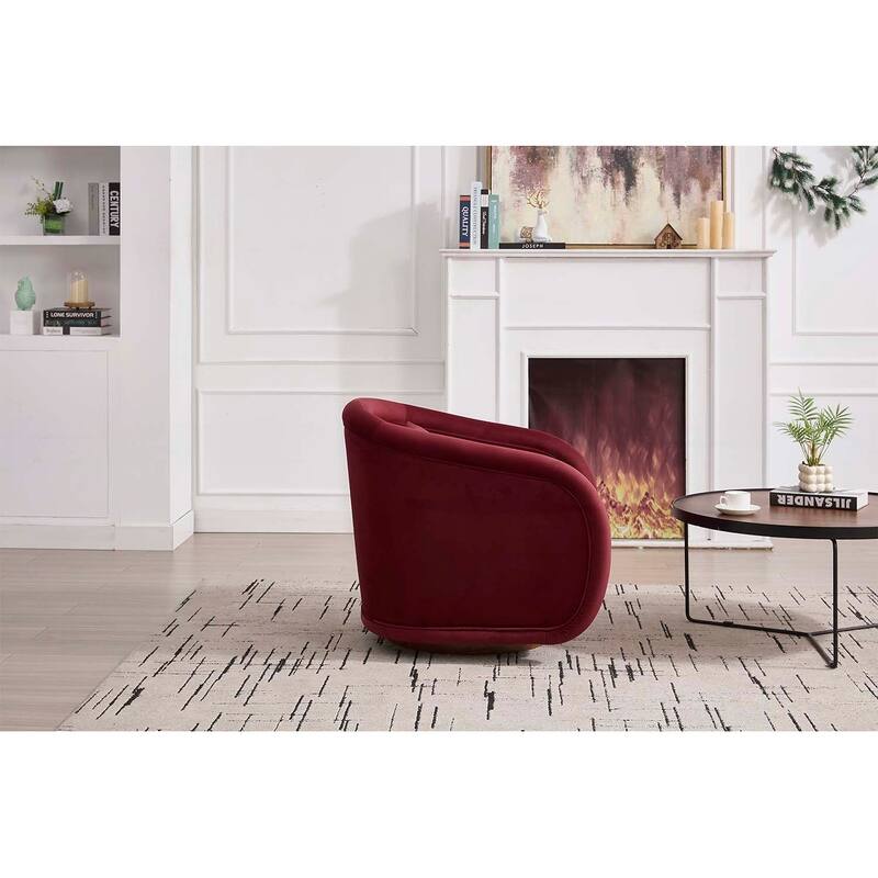 360-degree Swivel Barrel Chair,for Living Room, Bedroom,or Office