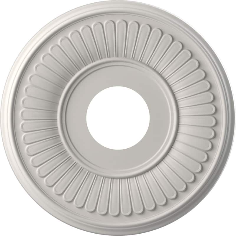 3 1/2" Inside Diameter - Berkshire Thermoformed PVC Ceiling Medallion